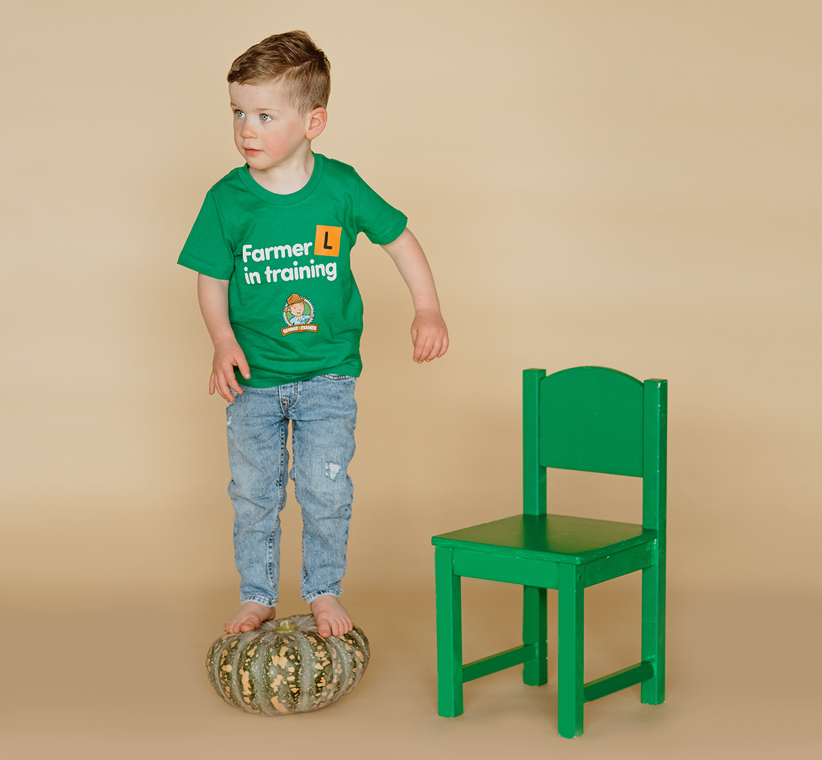 Learner 'Farmer in Training' Cotton T-Shirt: Size 6