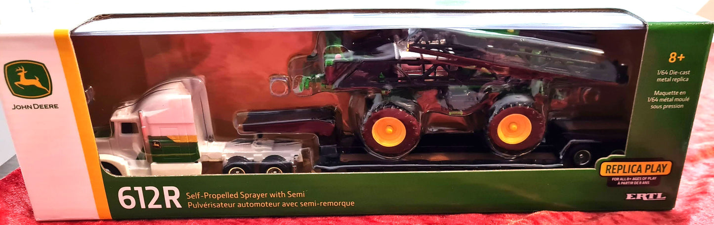 John Deere Semi with 612R Boom Sprayer - 1/64 scale