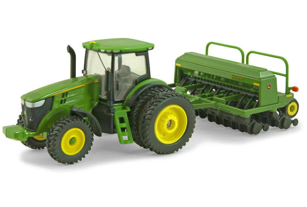 John Deere 7215R Tractor with 1590 Grain Drill -1/64