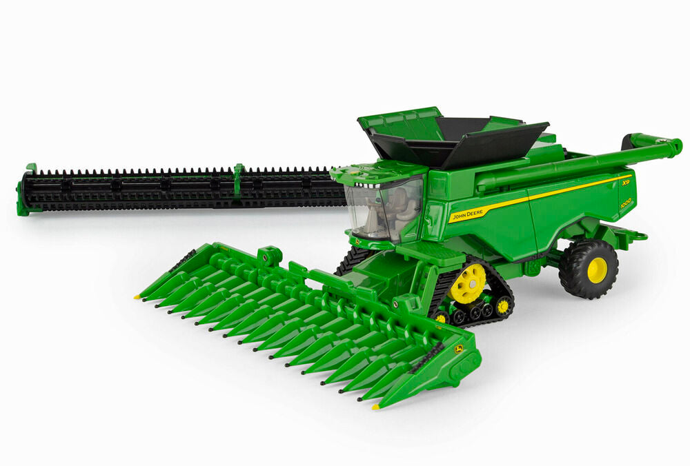 John Deere X9 1000 Header on Tracks with Grain & Corn Fronts - 1/64