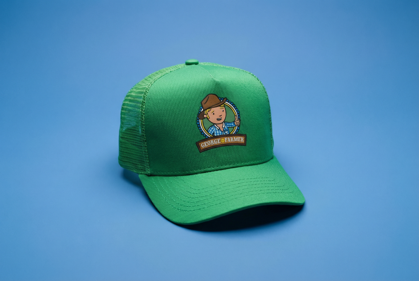 Geroge-the-Farmer Green Trucker Cap