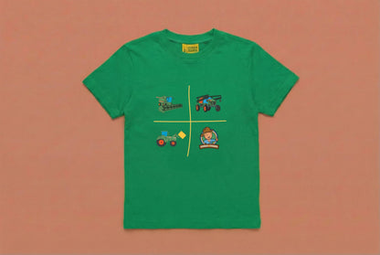 Green Machinery Cotton T-Shirt: Size 6