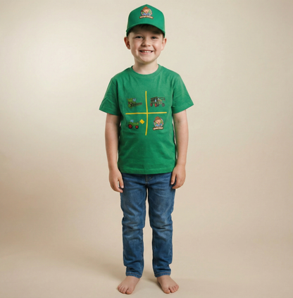 Green Machinery Cotton T-Shirt: Size 6